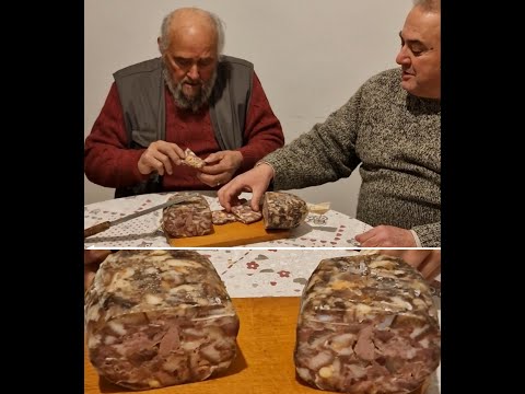 Hausgemachte Coppa (Kopf) aus den Marken - Traditionell - Einfach Billig Sehr gut - DIY