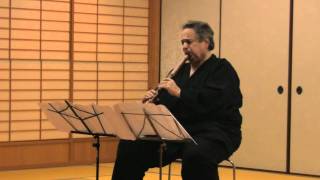 Ronnie Nyogetsu Reishin Seldin plays Renpo Ken Tsuru no Sugomori (Nesting Cranes) - Shakuhachi flute