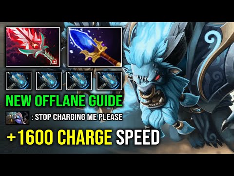 How to Play Offlane Spirit Breaker in 7.32e with 1st Item Hammer +1600 Charge Speed Dota 2