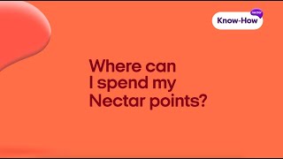 Where can I spend my Nectar points?