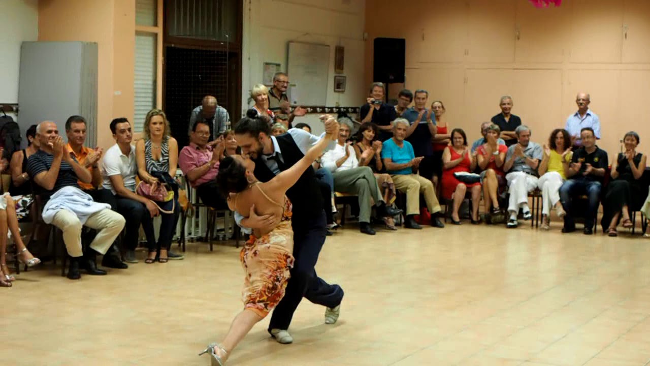 Tangueros Perpignan - Portes Ouvertes 2015 - Milonga Maestros Virginia Uva et César Agazzi