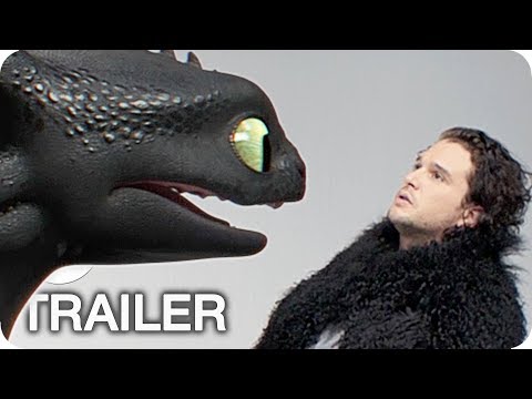 Drachenzähmen leicht gemacht 3 Kit Harington Casting Clip &amp; Trailer  German Deutsch (2019)
