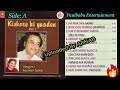 Kishore Ki Yaaden Vol 1 Side A Kumar Sanu Paulbabu Entertainment