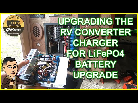 Upgrading/Replacing The RV Converter Charger – Affordable LiFePO4 Unowix Batteries –  Install