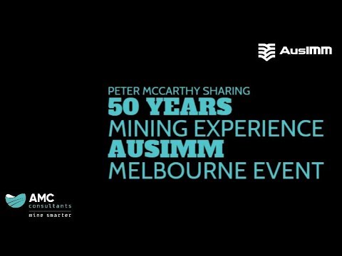Peter McCarthy AusIMM Melbourne Event June 2019