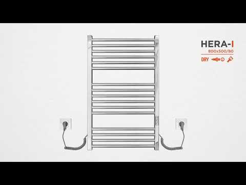 Электрический полотенцесушитель Mario Гера-I TR 2.2.1802.03.P (4820111356737, 800x500, хром/сатин/белый глянец/черный матовый/золото/бронза, универсальный, с таймером)