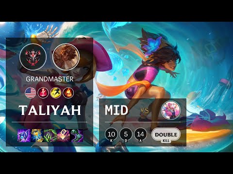 Taliyah Mid vs Seraphine - NA Grandmaster Patch 11.2