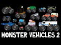 Monster Vehicles 2 Monster Trucks Cars More Fun Educational