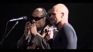 Sting and Stevie Wonder - &quot;Fragile&quot; (from Sting&#39;s 60th birthday concert)