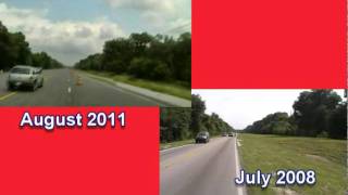 preview picture of video 'Ladys Island Drive Road Construction Project August 2011.'