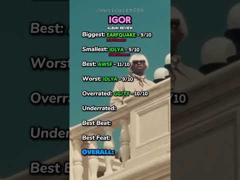 IGOR Album Review #igor #albumreview #music