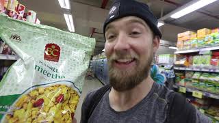 AMERICAN IN INDIA: First Time at Indian Grocery Store! (Indian Food) (w/ @itsConnerSully)