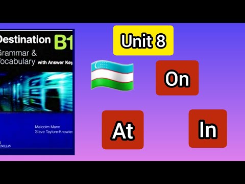 Destination b1 unit 8 at in on  preposition of place and time #MRM #mrmaxsud English with Mr Maxsud