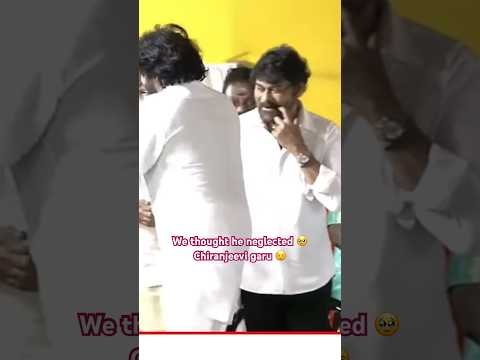 🎉🔥Pawan kalyan after taking oath #blessings #oathceremony #chiranjeevi #pawankalyan #brothers love