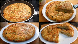 Spanish Omelette Recipe ♥️  | Easiest Breakfast Recipe| Tortilla De Patata