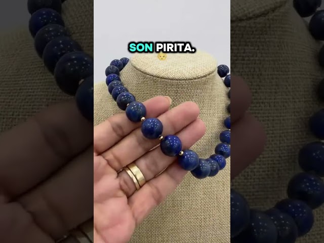 Vídeo relacionado con PIDAK SHOP Collar de piedra azul azul collar de piedra cosplay, 32, 32, 32, Piedra