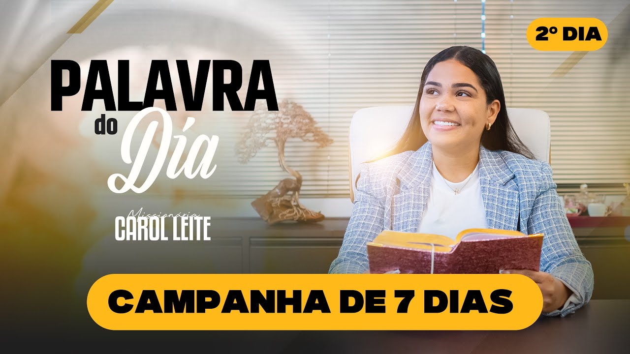 Missionária Carol Leite |  PALAVRA DO DIA - 10 DE SETEMBRO