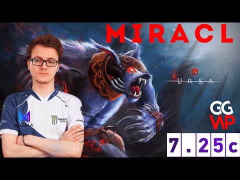MIRACLE (Nigma) TOP URSA ON PATCH 7.25c / Dota 2 Pro Replay