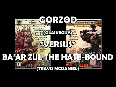 Gorzod (Proxy) versus Ba'ar Zul the Hate-bound (Proxy) - Warhammer 40,000: Conquest