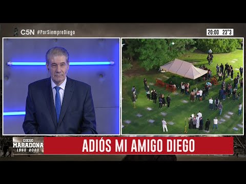 ADIÓS MI AMIGO DIEGO: La despedida de Víctor Hugo a Diego Maradona