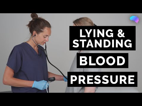 Lying & Standing Blood Pressure | Postural Hypotension | OSCE Guide | UKMLA | CPSA | PLAB 2
