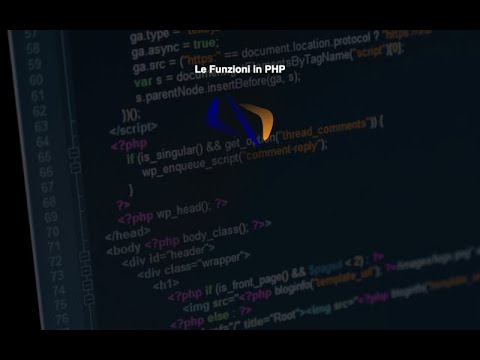 Le Funzioni in PHP