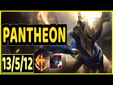 ✅PANTHEON VS ALISTAR - 13/5/12 KDA SUPPORT GAMEPLAY CHALLENGER I✅