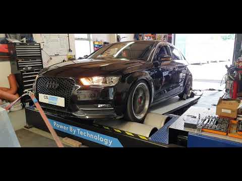 Audi A3 2.0tdi stage 1 dyno tuning.