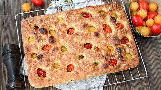 ФОКАЧЧА ☆ Рецепт для ЛЕНИВЫХ;) ☆ Italiana FOCACCIA ricetta
