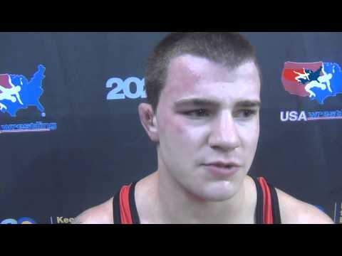 Jesse Thielke 60 kg GR Challenge Tournament semis winner at 2013 World Team Trials