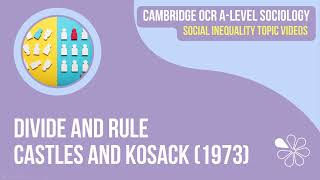 Castles and Kosack (1973) Divide and Rule | OCR A Level Sociology