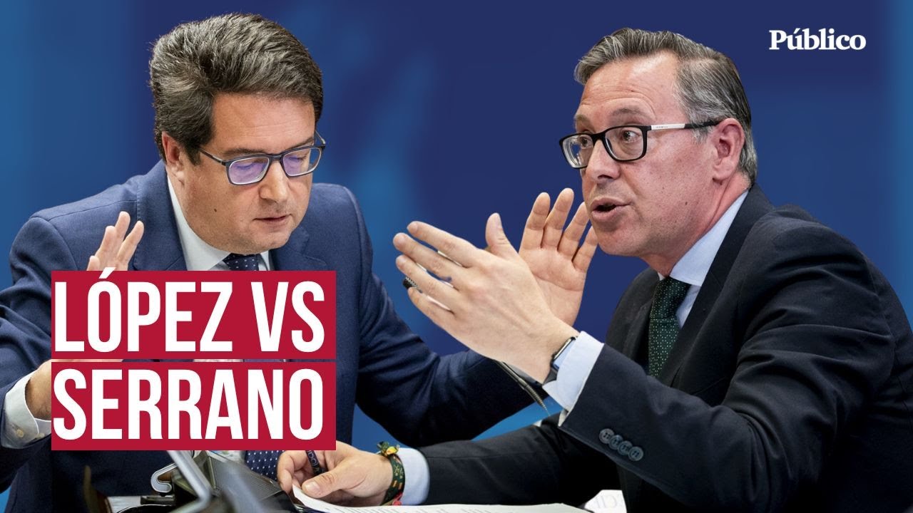 El intenso rifirrafe entre Óscar López y Alfonso Serrano: "Deje usted de amenazar"