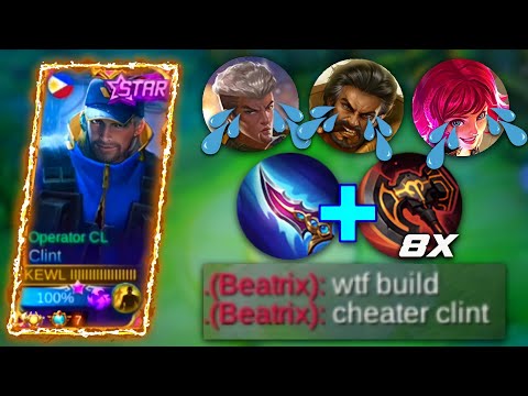 WTF NEW DAMAGE!! CLINT NEW COMBINATION BUILD!🔥 | (YOU WOULDN'T BELIEVE IT WILL WORK!) - MLBB