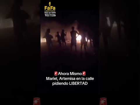 🚨Ahora Mismo🚨Mariel, Artemisa en la calle pidiendo LIBERTAD #Noticias #news #eeuu #cuba