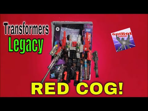 Transformers Legacy Red Cog - GotBot True Review NUMBER 1049