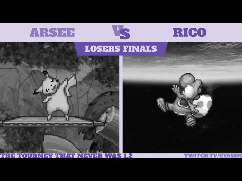 (SSF2) The Tourney That Never Was 1.2 Losers Finals - Arsee (Pikachu) vs.  Rico (Yoshi)