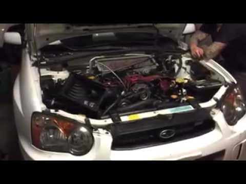 Subaru STi forged EJ257 motor first start