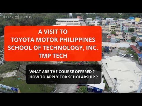 Thumbnail for TMP TECH VISIT (Toyota Motor Philippines School of Technology, Inc.) Courses and Scholarship by Toyota Motor Philippines