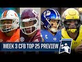 College Football Week 3 Top 25 FREE Picks: Miami-Texas A&M, BYU-Oregon | CBS Sports HQ