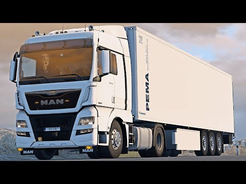 4K | ETS2 1.43 | Road to Asia | Man TGX E6 440 | Dushanbe 🇹🇯 - Daroot-Korgon 🇰🇬