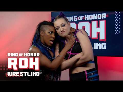 Athena gives a "gentle" reminder to Billie Starkz before #ROHSupercard of Honor | ROH TV 5/14/2026