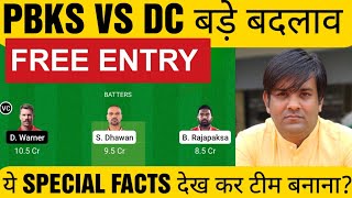 pbks vs dc dream11 team today, pun vs dc dream11 today, punjab vs delhi ipl 2022 today ,dc vs pbks,