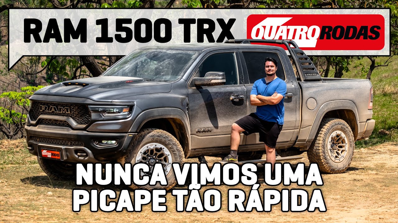 Ram 1500 TRX é um supercarro com caçamba e tem V8 SUPERCHARGED de 711 cv