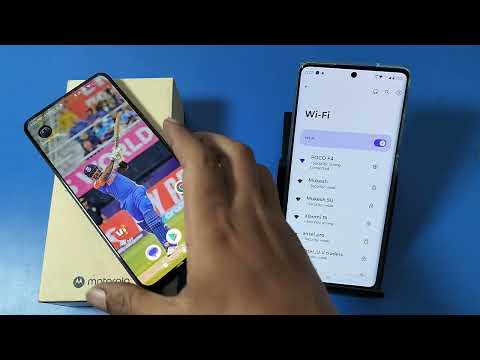 How To connect to Wi Fi using QR code in Moto G85 5G, Moto me Wi Fi ko Qr code se connect kaise kare