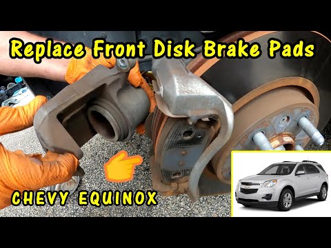 How to Replace Front Disc Brake Pads 2010 to 2022 Chevy Equinox