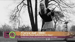 France Gall - Zwei Apfelsinen im Haar (Musik Video HD) 1968