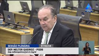 NELTER REGISTRA PESAR PELO FALECIMENTO DE DR. MARCOS MARINHO
