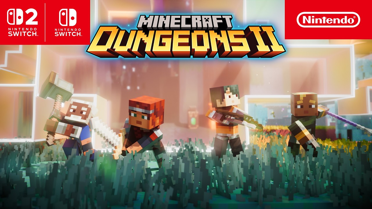 Minecraft Dungeons II — 4-player co-op on Nintendo Switch 2 (Source: Nintendo of America)