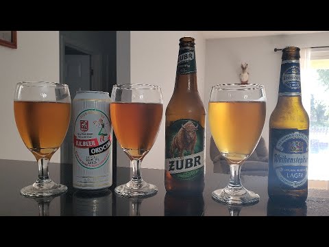 Okocim O.K.  Beer vs Ƶubr vs Weihenstephaner Original