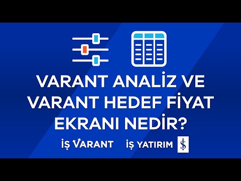 Varant Analiz ve Varant Hedef Fiyat Ekranı Nedir, Neden Önemlidir?